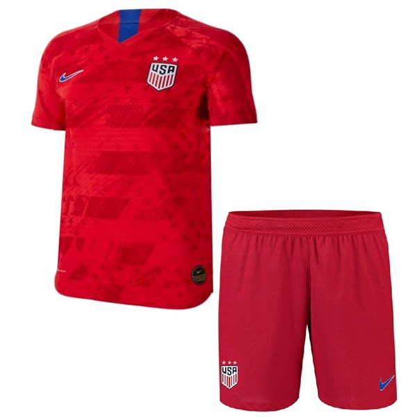 Camiseta Estados Unidos Segunda equipación Niños 2019 Rojo
